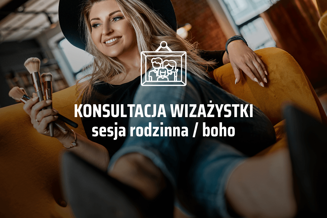 Konsultacja makijażowa - sesja rodzinna / boho